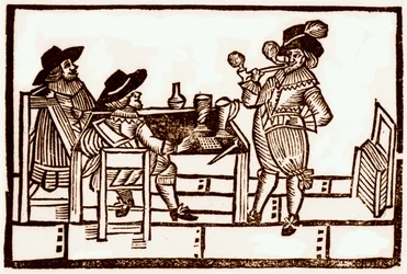 A Privy Chamber with Pipe and Tankard